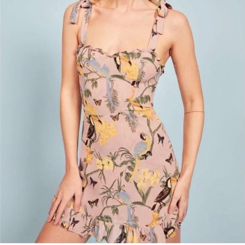Reformation Christine Conga Print Dress